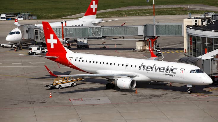 Flughafen Helvetic Flieger
