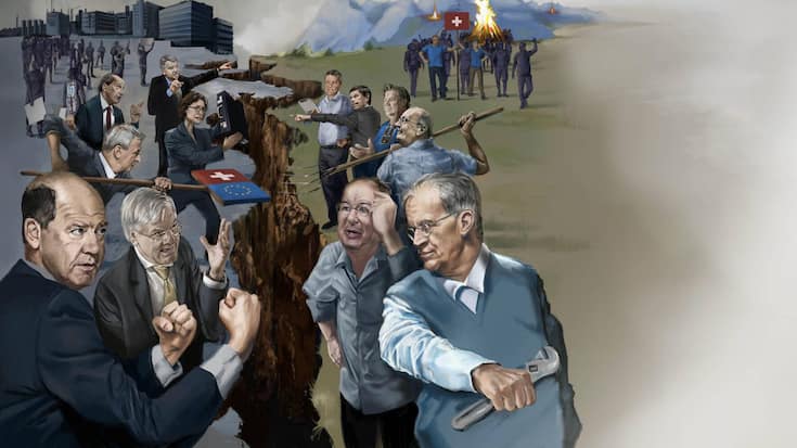 Illustration Bilanz 8: Gespaltene Wirtschaft