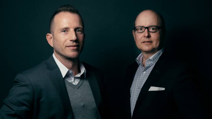Globalance Bank Mit David Hertig (l.) und Daniel Muntwyler