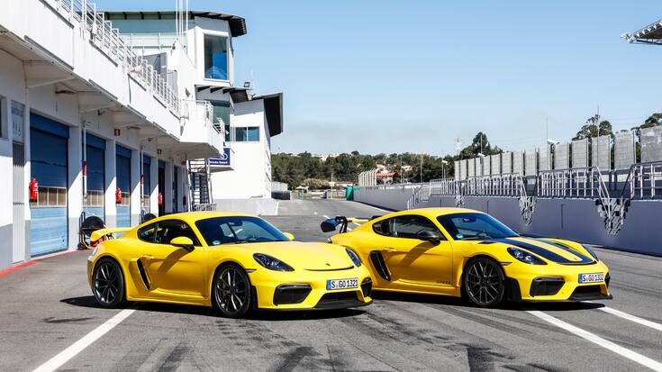 Fahrveranstaltung des neuen Porsche 718 Cayman GT4 RS in Estoril