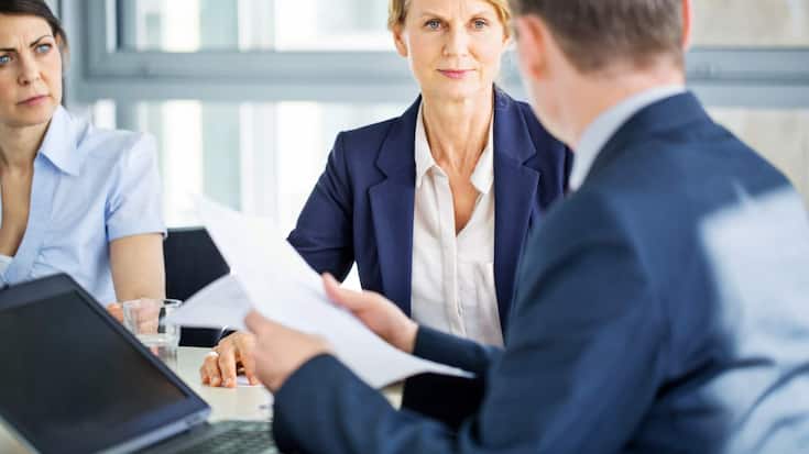 Frau Verwaltungsrat Meeting Businessfrau