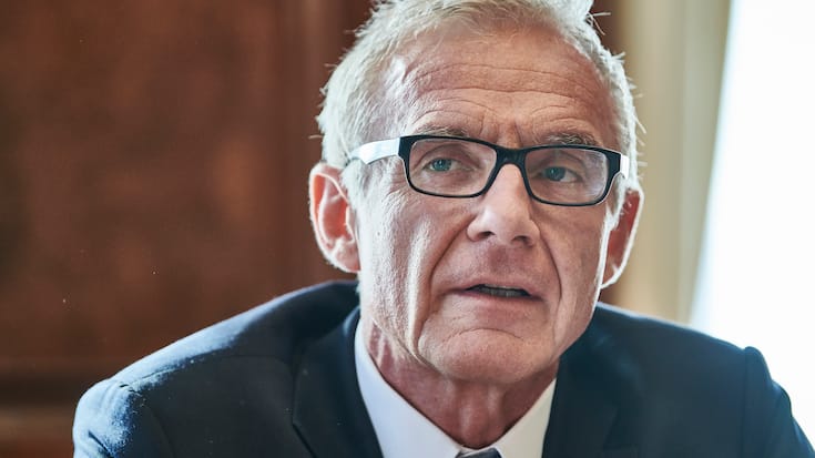 Urs Rohner, Verwaltungsratspraesident der Bank Credit Suisse, aufgenommen am 1. Oktober 2019 in Zuerich. (KEYSTONE/RenÃ© Ruis)
