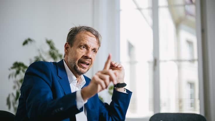 Foto: Thomas Meier. Bern, 16.04.21. Interview SRG-Direktor Gilles Marchand zu denBelstigungsvorwrfen beim RTS.