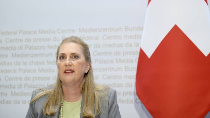 SCHWEIZ BUNDESRAT SECO PRESSEKONFERENZ