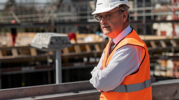 Guy Parmelin - Baustelle - Bundesrat