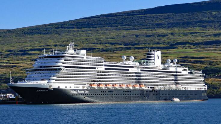 Das Kreuzfahrtschiff «Koningsdam» der niederländischen Holland America Lijn.