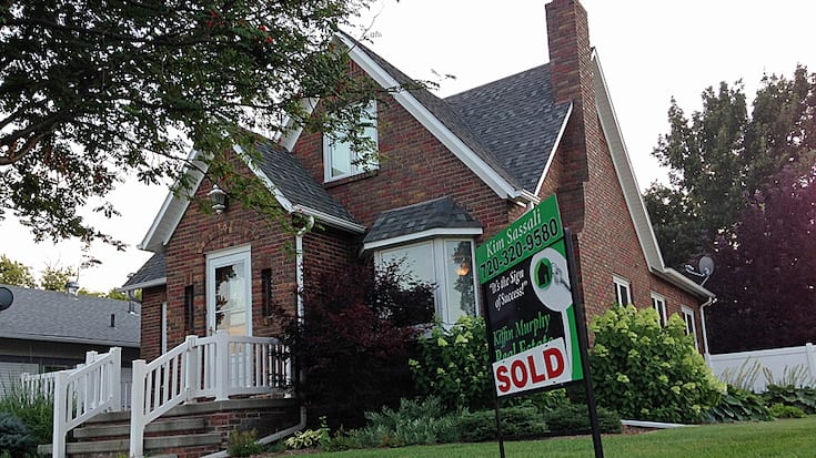 Eine verkaufte Immobilie in den USA.