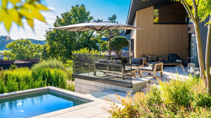 Terrasse, Gartenbau, Homes