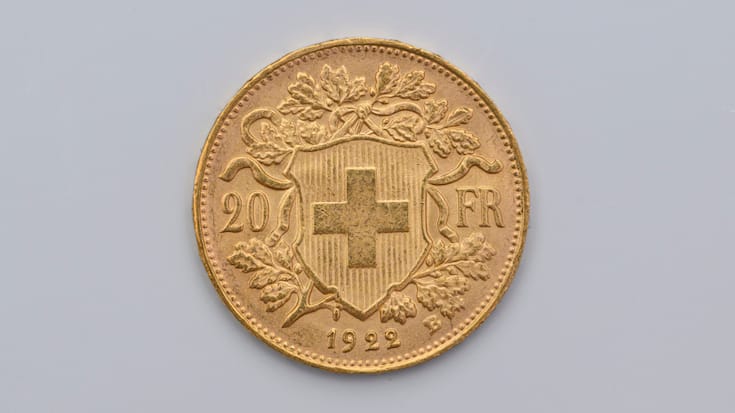 Auch das Goldvreneli wird weiter im Wert steigen, weht es nach Goldman Sachs. (Archivbild)