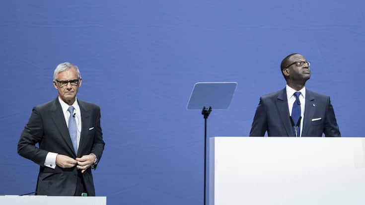 Urs Rohner Tidjane Thiam Credit Suisse