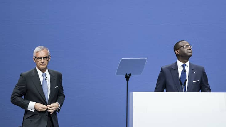Urs Rohner Tidjane Thiam Credit Suisse