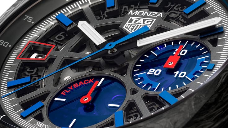 Die TAG Heuer Monza Flyback Chronometer ist 42 Millimeter gross und kostet 13'500 Franken.