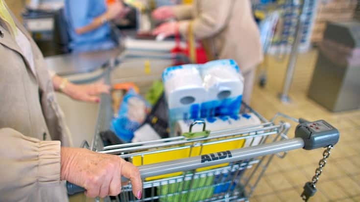Einkaufen bei Aldi