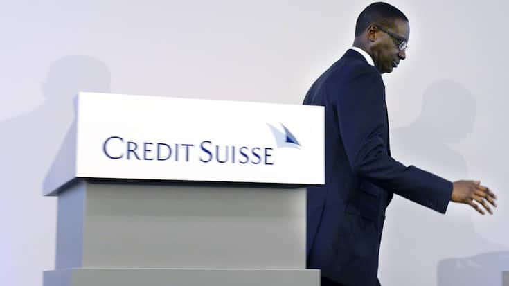 CREDIT SUISSE CEO THIAM RESIGNS