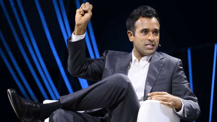 Vivek Ramaswamy Mitgründer und Vorstandsvorsitzender von Strive am Swiss Economic Forum SEF