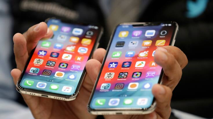iPhone XS, left, und XS Max