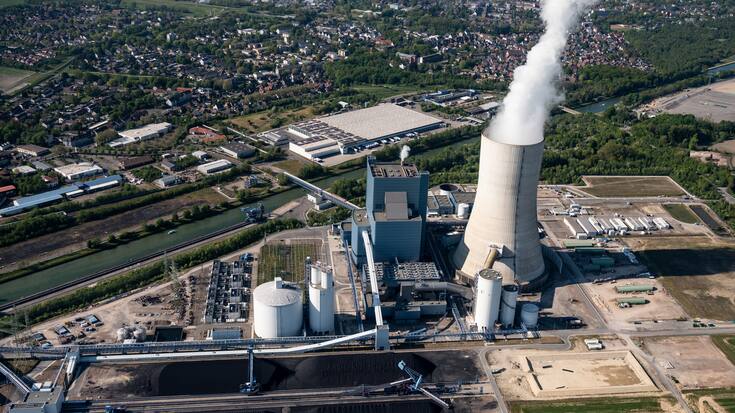 Das Kohlekraft Datteln 4 des Betreibers Uniper.