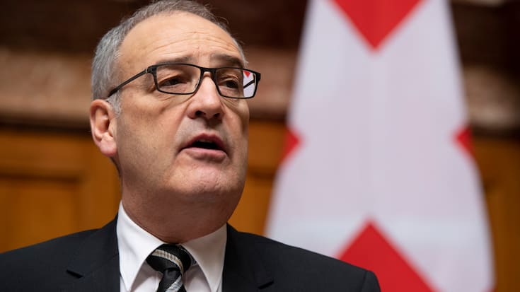 Bundesrat Guy Parmelin spricht waehrend der Wintersession der Eidgenoessischen Raete, am Donnerstag, 29. November 2018 im Nationalrat in Bern. (KEYSTONE/Anthony Anex)