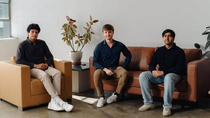 Mercor. Die drei Herren: Brendan Foody, Adarsh Hiremath und Surya Midha