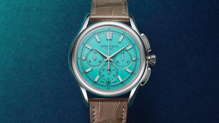 <p>Bei der LVMH Watch Week in Mailand zeigt die Marke ihre Uhrenhistorie seit 1847. Highlight ist die limitierte Tiffany Timer mit Platin-Gehäuse und exklusivem Zenith-Werk.</p>