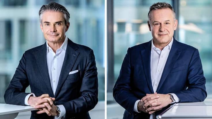 Ex-Vontobel-Manager Roger Studer (l.) und Christian Katz, früherer SIX-Chef, wollen mit Helveteq durchstarten