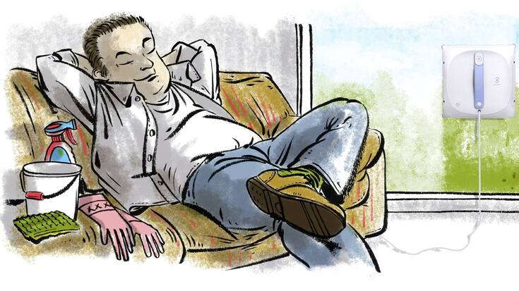 Crashtest Ecovacs Winbot