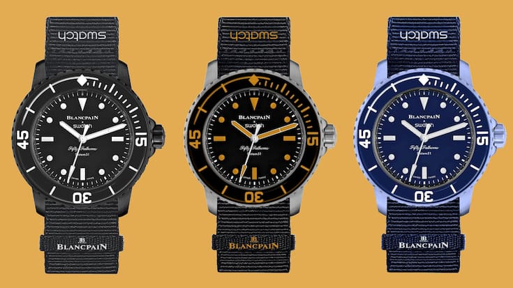 Blancpain x Swatch: So könnten die Fifty Fathoms aussehen.