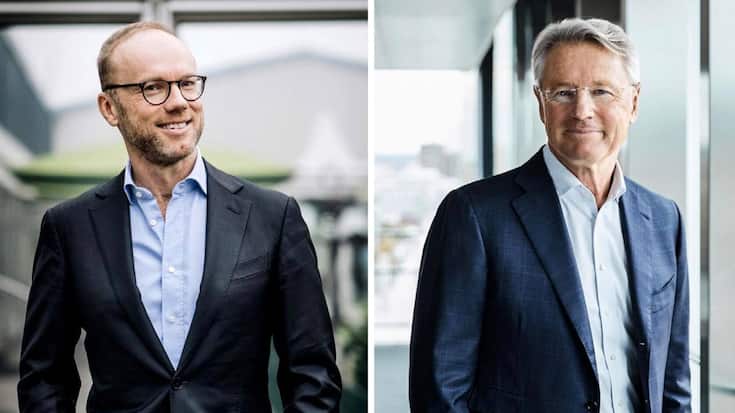 Cevian-Co-Gründer Lars Förberg (l.), ABB-Chef Björn Rosengren