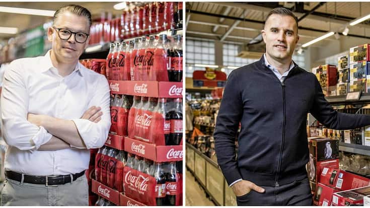 Denner-CEO Torsten Friedrich (l.) und Lidl-Schweiz-Chef Nicholas Pennanen kennen sich aus ihrer gemeinsamen Zeit beim deutschen Discounter. Zuletzt gab es zwischen den beiden Detailhändlern zahlreiche Personalrochaden.