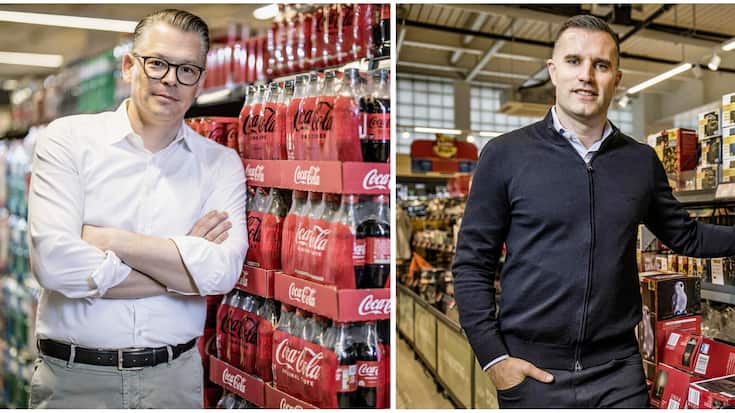 Denner-CEO Torsten Friedrich (l.) und Lidl-Schweiz-Chef Nicholas Pennanen kennen sich aus ihrer gemeinsamen Zeit beim deutschen Discounter. Zuletzt gab es zwischen den beiden Detailhändlern zahlreiche Personalrochaden.