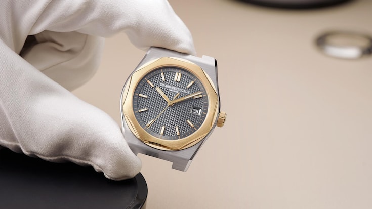 <p>Die Schweizer Uhrenmarke Girard-Perregaux präsentiert die Laureato Fifty, eine Neuauflage ihres klassischen Sport-Chic-Modells. </p>