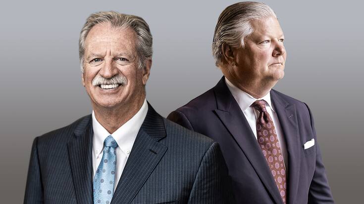 Alcon: CEO David Endicott (rechts) und Präsident Michael Ball