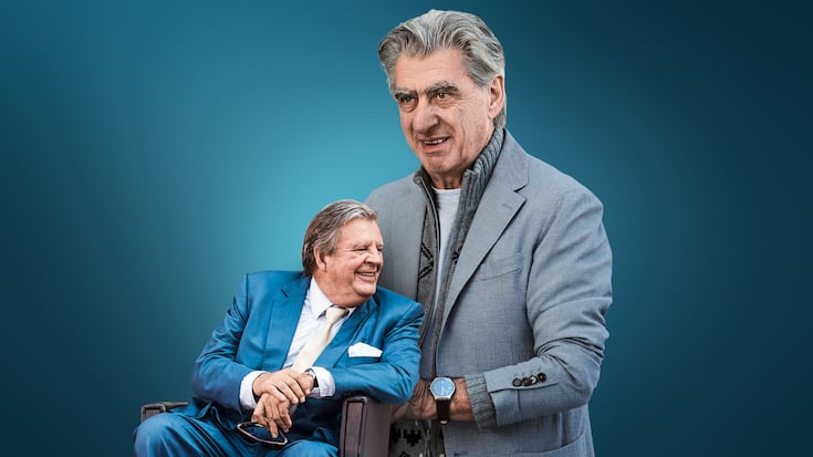 Swatch-Chef Nick Hayek (r.) und Richemont-Präsident Johann Rupert 