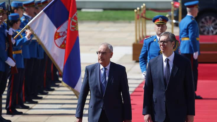 President of the Swiss Confederation Guy Parmelin visits Serbia