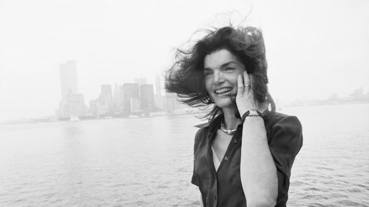 Jacqueline Kennedy Onassis on New York Harbor