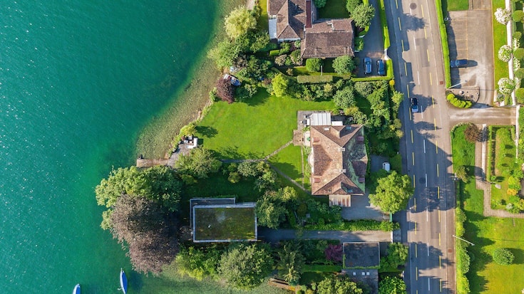 Herrschaftsvilla mit Seeanstoss, Rüschlikon (ZH)