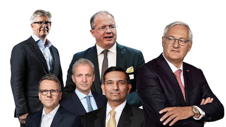 Peter Voser Boerje Ekholm Martin Lundstedt Peter Terwiesch Greg Poux Guillaume Tarak Mehta