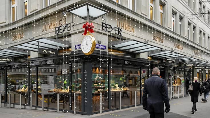 <p>Chronometrie Beyer an der Bahnhof­strasse 31 in ­Zürich.</p>