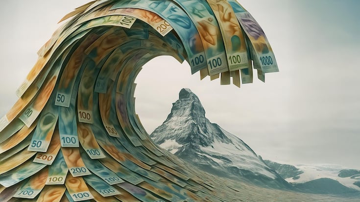 <p>Achtung, Geldflut: Schenkungen und Erbschaften erreichen dieses Jahr ein Rekordvolumen. (Diese Illustration wurde von einem KI-Modell generiert und von einem Menschen überprüft und finalisiert.)</p>