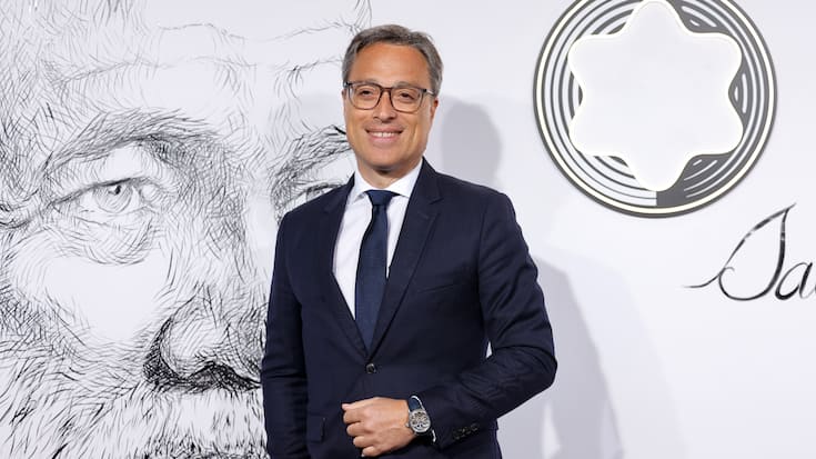 Foto von Montblanc-CEO Nicolas Baretzki an einem Event.