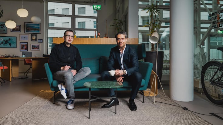 <p>Energiehosts: Ludwig Wurlitzer (l.) und Philipp Man vereinfachen den Zugang zu Stromkapazitäten, ohne dass Kunden eigene Batterien besitzen müssen.</p>