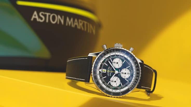 <p>Breitling wagt den Sprung in die Formel 1 und setzt auf eine Partnerschaft mit Aston Martin.</p>