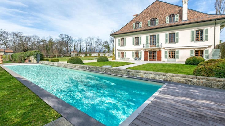 <p>Das Königs-Schloss in Meinier GE ist die teuerste Immobilie der Schweiz – mit 55 Millionen Franken.</p>