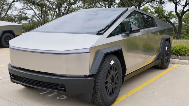 <p>Der Cybertruck ist ein Monster von einem Auto – und in der Schweiz nicht zugelassen.</p>