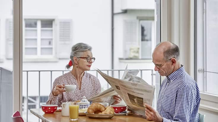 <p>Die finanzielle Zufriedenheit bei Rentnern ist hoch.</p>