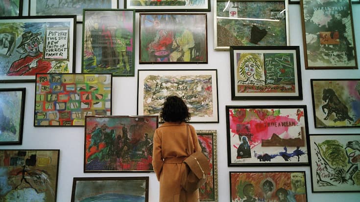 Kunst Museum Frau