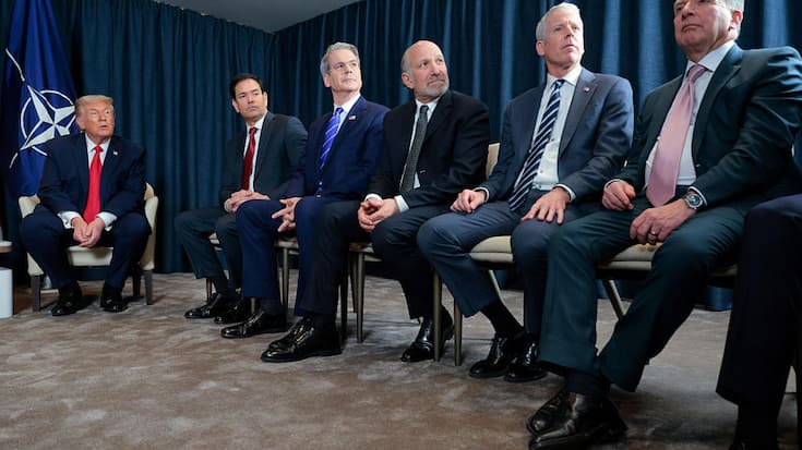 U.S. President Trump Attends World Economic Forum In Davos