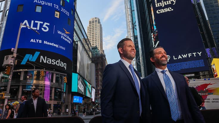 Trump Crypto Company Rings Nasdaq Opening Bell After $1.5B Deal