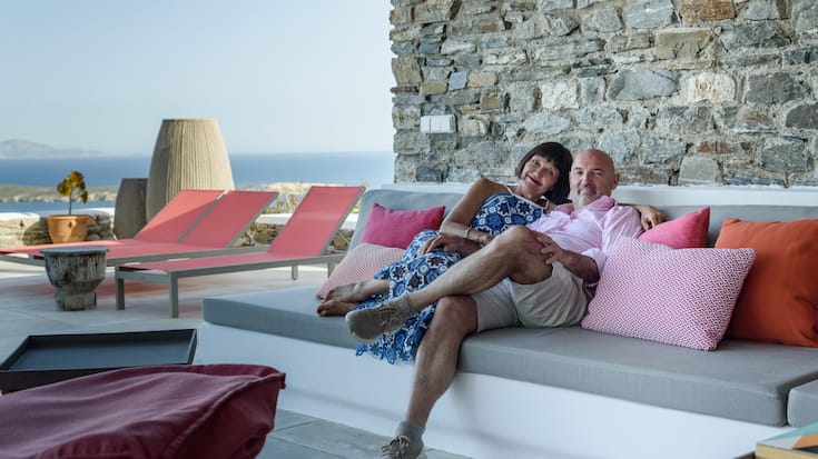 <p>Seit ihrer Pensionierung verbringen Maike Kiessling und Eric Loustau-Carrere viel Zeit in ihrem neuen Haus in Paros.</p><p></p>
