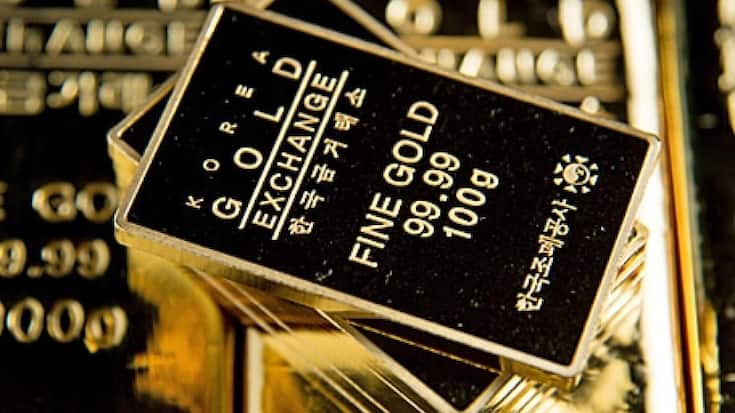 <p>Goldbarren. </p>